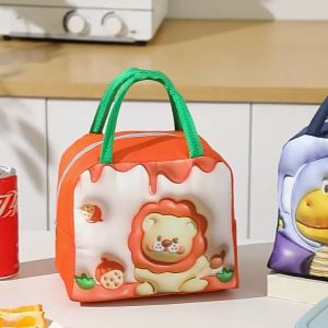 3D Cute Lunch Bag Insulated Bag Lunch Box Bag Bento Bag Thermal Bag Beg Bekal Makanan 饭盒袋 便当袋 - KW145