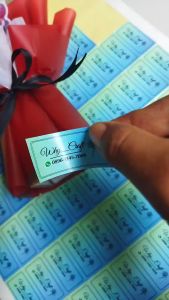 Sticker Label Buket isi 100pcs