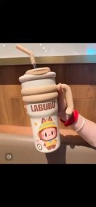 Media แก้วเก็บความเย็น แก้วเก็บเย็นน่ารัก 500ml มีด้ามจับ พกพาสะดวก ลายการ์ตูนน่ารัก แก้วน้ำเก็บความเย็นเด็ก แก้วน้ำเก็บอุณสแตนเลส316 มีความแข็งแรงทนทาน ของขวัญเด็ก