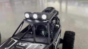 New RC Cars 20KM/H 2WD Remote Control Car 1:16 Off-Road All Terrain Truck Metal Shell LED Headlights Hobby RC Vehicle Toys Gifts
