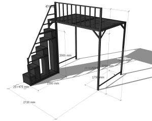 Loft bed customize singapore/loft platform customize/extra.large size customize