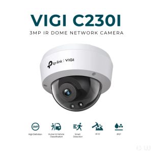 TP-Link VIGI C230I - 3MP IR Dome Network CCTV IK10 Vandal-Proof & Waterproof Camera