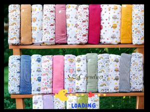 3 pcs Bedong Bayi Baru lahir Ukuran 90 cm x 110 cm / Bedong Bayi Newborn 0-6 Bulan