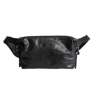 LINGU | Vintage Simple Genuine Leather Chest Bag