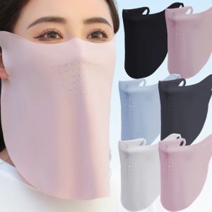 UV Protection Traceless Neck Scarf Ice Silk Sunscreen Breathable Mask Summer Outdoor Sports Cycling Wrap Covers