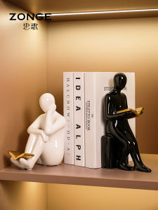 ZHONGGE | Luxury Creative Bookend Figure Decor for Home Office 1piece