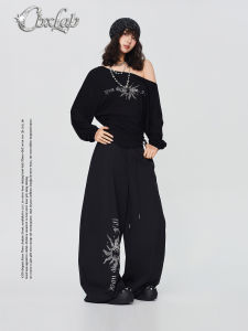 CBXLAB | Glitter Totem Lazy Style Loose and Fitted Long Sleeve Dancing Shirt
