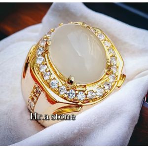 CINCI BATU MOONSTONE BIDURI BULAN MEWAH DAN ELEGAN