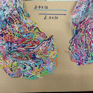 โซ่ไข่ปลาราคาโรงงาน ยาว12cm เเพ็ค 100 เส้น คละสี สร้อยไข่ปลา ้ห้อยตุ๊กตา พวงกุญเเจ ของปัจฉิม ของที่ระลึก DIY