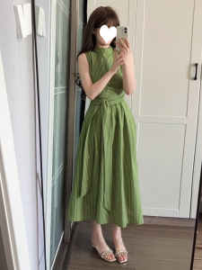 HUIFUXUAN | Summer Petite Stripe Sleeveless Maxi Dress