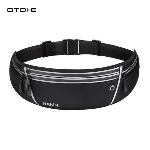 OTOHE เอวแฟชั่นกระเป๋ากีฬากลางแจ้งเอวแพ็คกระเป๋าคาดเอวอัลตร้าบางถุงกระเป๋าวิ่งถุงกระเป๋า ข้ามตัว กันน้ำกระเป๋าเงินเอวคาดเอว แฟนนี่ แพ็ค ที่มีแถบสะท้อนแสง