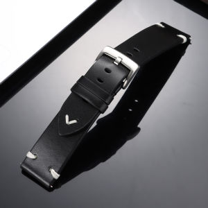 20mm 22mm Genuine Cowhide Vintage Handmade Straps Brown Black Universal Watch Band Breathable Bracelet for Men Women Accessories
