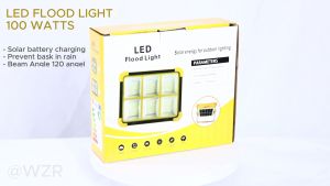 Super Bright LED Flood Light 100W 200W Rechargeable and Solar Emergency Lights Waterproof LED Flood Light Outdoor Lamps