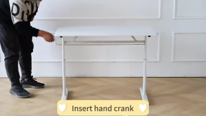 Adjustable Desk Computer Table Adjustable Height Lifting Standing  Ergonomic Home Office/Gaming/Study Table