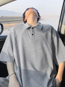 Áo Thun Polo Tay Ngắn Cổ Polo Nam Mùa Hè Phong Cách Mỹ Cổ Điển Giải Thể Ghép Nối Cleanfit Áo Thun Tay Lửng Cổ Polo Thời Trang