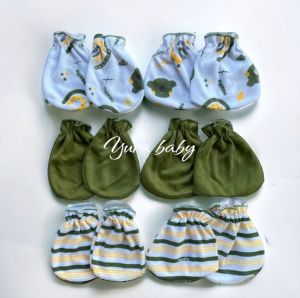 Sarung tangan dan sarung kaki bayi 3 set