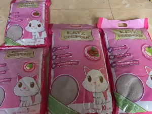 Cát vệ sinh cho mèo Katz Comfort nhập khẩu Thái Lan 5L-nặng 4kg & 10L nặng 8kg hàng chính hãng