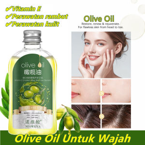 Olive Oil Untuk Wajah Minyak Zaitun + Vitamin E untuk Wajah Cerah Halus & Bernutrisi