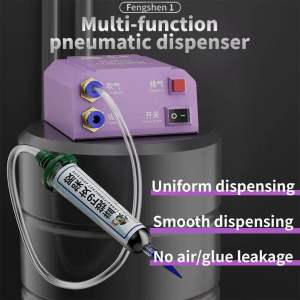 LANRUI Fengshen No.1 นิวเมติกกาว Auto AB กาว Applicator 10 ml/30 ml Precision Dispensing สําหรับซ่อมโทรศัพท์เครื่องมือ