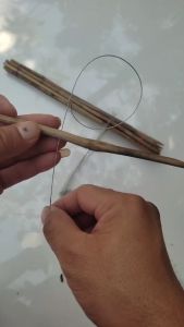 บ่วงดักหนูนา บ่วงดีด  ลวดดักหนู พร้อมใช้ 1 มัด มี 10 อัน