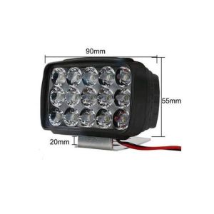 LAMPU SOROT TEMBAK LASER GUN 12 15 16 MATA TITIK LED MOTOR MOBIL