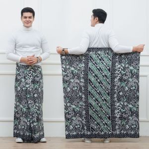 SARUNG BATIK MOTIF BUNGA HITAM PRINTING PEKALONGAN SARUNG SANTRI DEWASA MUSLIM PRIA KATUN HALUS TERBARU LARIS