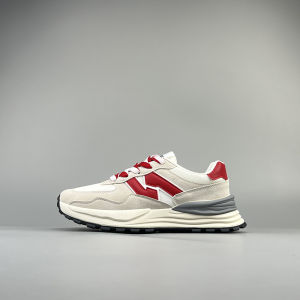 รองเท้ากีฬาลำลองสำหรับผู้ชาย รองเท้ากีฬาแบบสวมหัวกลม พื้นหนา กันลื่น รองเท้าเด็ก รองเท้าพ่อ รองเท้าผ้าใบ รองเท้าลำลอง รองเท้าผ้าใบ