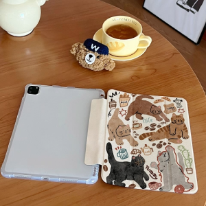 เคสไอแพด ลูกแมว Pro11 Gen11 Air7/6 11 Air5/4 Gen9 น่ารัก เคสiPad Gen6/5 9.7 Air2 Mini4 Mini7/6 Mini5/4 Air2/1 9.7