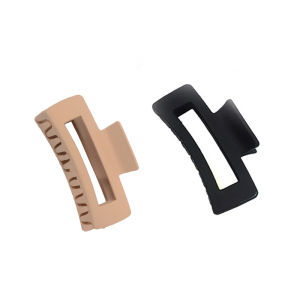 2Pcs Frosted Plastic Hair Claw For Women Girls Back Head Hair Clip Shark Clips Hairpin Crab Barrettes Hair Accessories