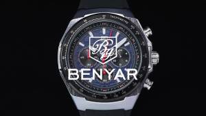 BENYAR | Benyar 5215 New Men Chronograph Silicone Watches Classic Multifunctional Quartz Movement Analog Top Brand Watch for Men Montre