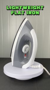 Vermax Flat Iron 1200W quickly heats Dry Iron Grey Upgraded Teflon Baseplate Electric iron