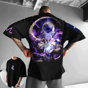 Bandai | Dragon Ball Mens and Womens T-shirt Frieza Anime Brand Design Sense Tee Summer Spring Boys Short Sleeves Parent-child Outfits