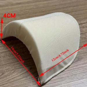 1Pair DIY Jacket Wedding T-Shirt Fashion Garment Thicken Big 35mm Sponge Shoulder Sewing Black White Nude Shoulder Pad Sew