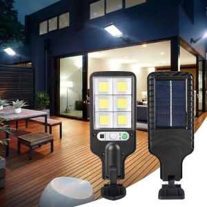 Solar Street Lights Outdoor Waterproof  Solar Lamp Spotlight 3 Light Modes PIR Motion Sensor Security Lamp for Path Yard Garden