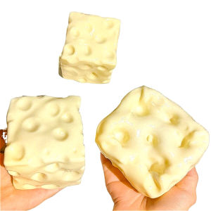 Hot Toys | Cute Giant Cheese Stress Toy 5CM Detachable Slow Rebound Sensory Toy Perfect Festival Gift for Kids & Adults Small Toys