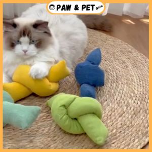 Pet Chew Toy Pillow Cushion Small Tiny Bed Bite Resistant Washable Bite Toy for Cat and Dog Mainan Kucing Anjing