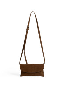 Dotlyn Faux Velvet Flip Cover Small Square Bag Commuter Single Shoulder Crossbody Bag Women Soft Magnetic Buckle Closure