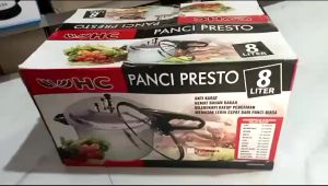 ESA Panci Presto 8 Liter Press Pressure Cooker Panci Kukus Aluminium Panci Besar Presto