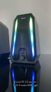 Speaker KISONLI X10 Laptop / PC / Gaming Soundbar Super Bass Portable RGB Lighting - Garansi 1 Tahun