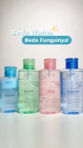 WARDAH Micellar Water All Series - Perfect Bright Calm and Soothe Nature Daily Acnederm Lightening Oil Infused - Pembersih Wajah