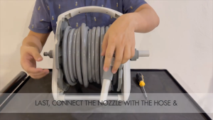 Remax 1/2 x 20M Garden Water Hose Reel Cart | Wall Mount or Standing Holder | Durable