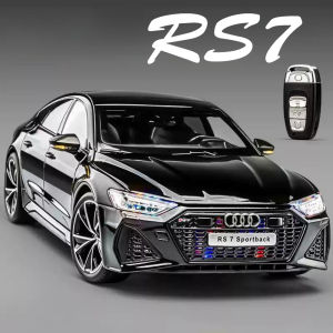 1:18 RS7 Range Rover Alloy Car Model Diecast Toy Sound Light 6 Doors Opened Shock Absorption Miniature Vehice Kid Christmas Gift