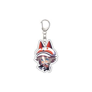 Bandai | Bộ Móc Khóa Anime Nijisanji 55MM Với Các Nhân Vật Vox Akuma Luca Kaneshiro Mysta Rias Ike Eveland Shu Yamino - Quà Tặng Giáng Sinh