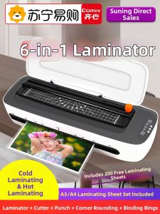 Comix | Multifunctional Office Photo Laminating Machine A3 A4 Universal Document Laminator Cutter Small Home Commercial Film Sealing Machine