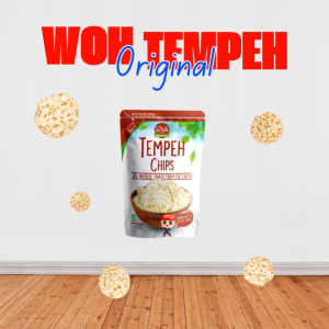 Woh Tempeh Chips 100gr - Keripik Tempe Premium | Gluten Free | Less OIl
