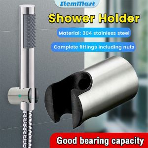 ItemMart 304 Stainless Steel Shower Spray Holder Bathroom Bidet Holder
