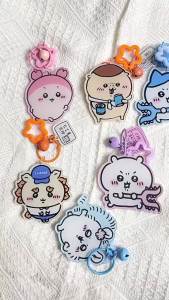 Chiikawa | 3PCS/set Kawaii Anime Keychains Cartoon Hachiware Usagi Acrylic Key Chain Pendant Backpack Creative Gifts