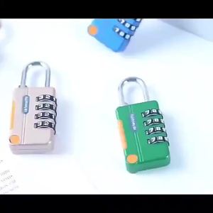 Khóa Kết Hợp 4 Chữ Số Chống Trộm TSA Cho Tủ Đựng Hành Lý Vali - Khóa Mã Số Có Màu Sắc Tương Phản Để Đảm Bảo An Toàn Khi Đi Du Lịch