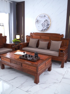 Technology Velvet Sofa Cushion Solid Wood Sofa Cushion Thickened High-Density Sponge Cushion Four Seasons Universal Anti-slip Removable Washable Bench Cushion