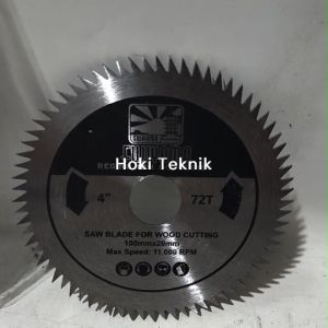 Mata Circle 4 Inch 72T Mata Gergaji Kayu